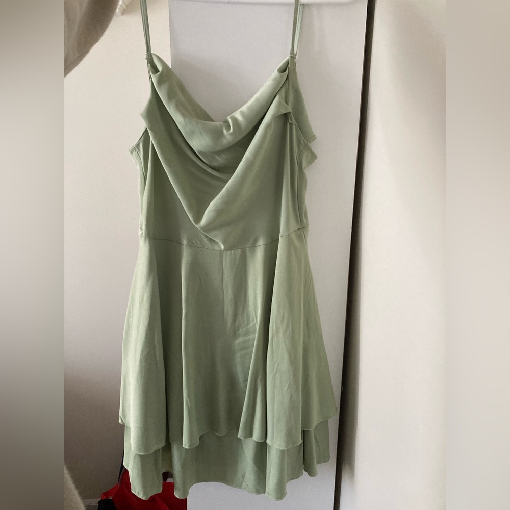 Shein Green Mini Dress, Like New, Worn Once, Size M